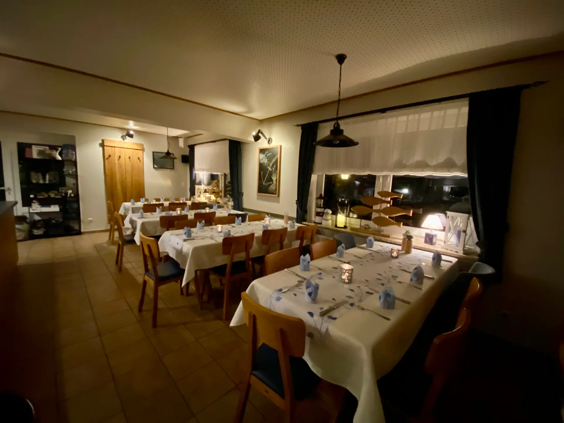 Unsere Sommergaststube im Winter